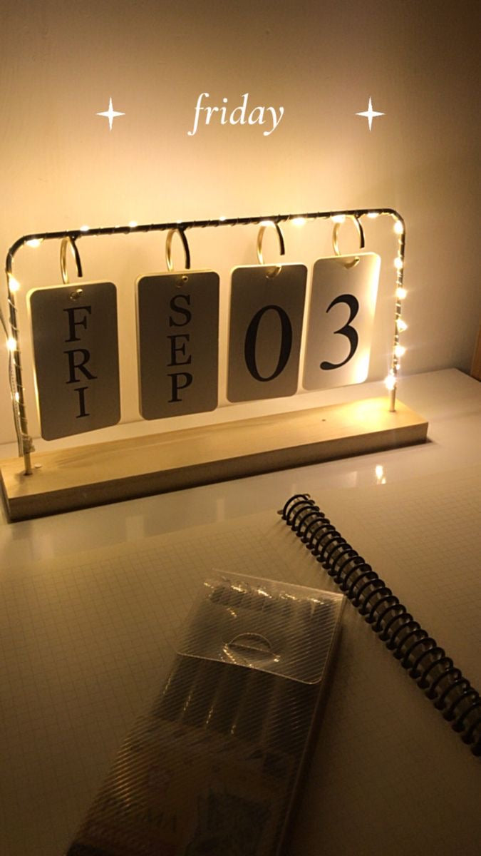 Calendario De Escritorio Con Luces LED + ENVIO GRATIS