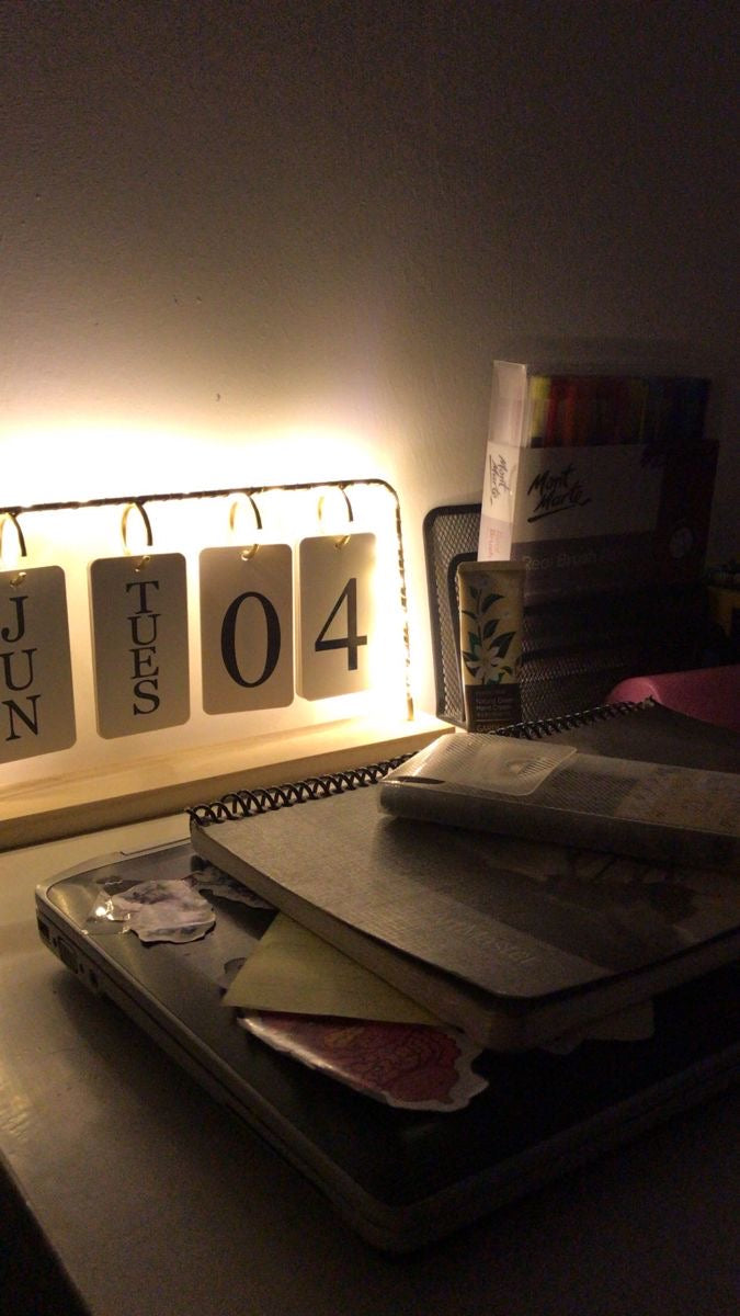 Calendario De Escritorio Con Luces LED + ENVIO GRATIS